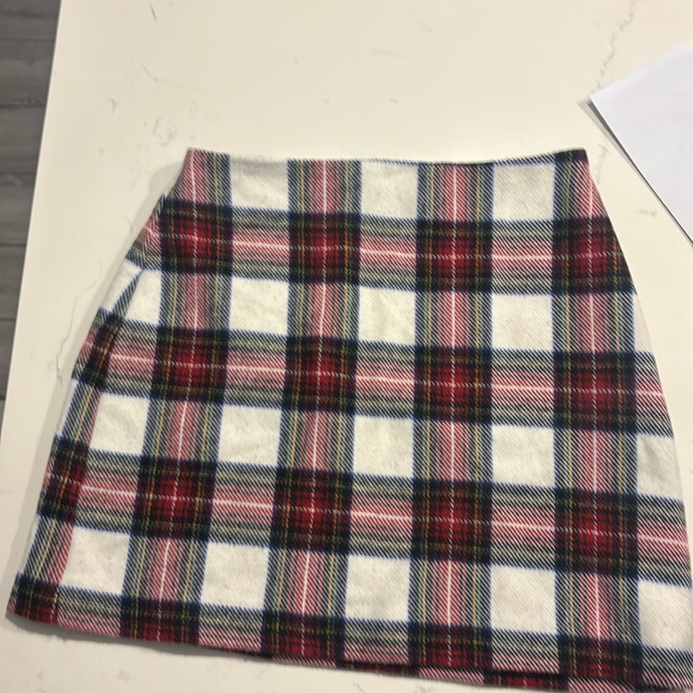 Abercrombie wool plaid skirt